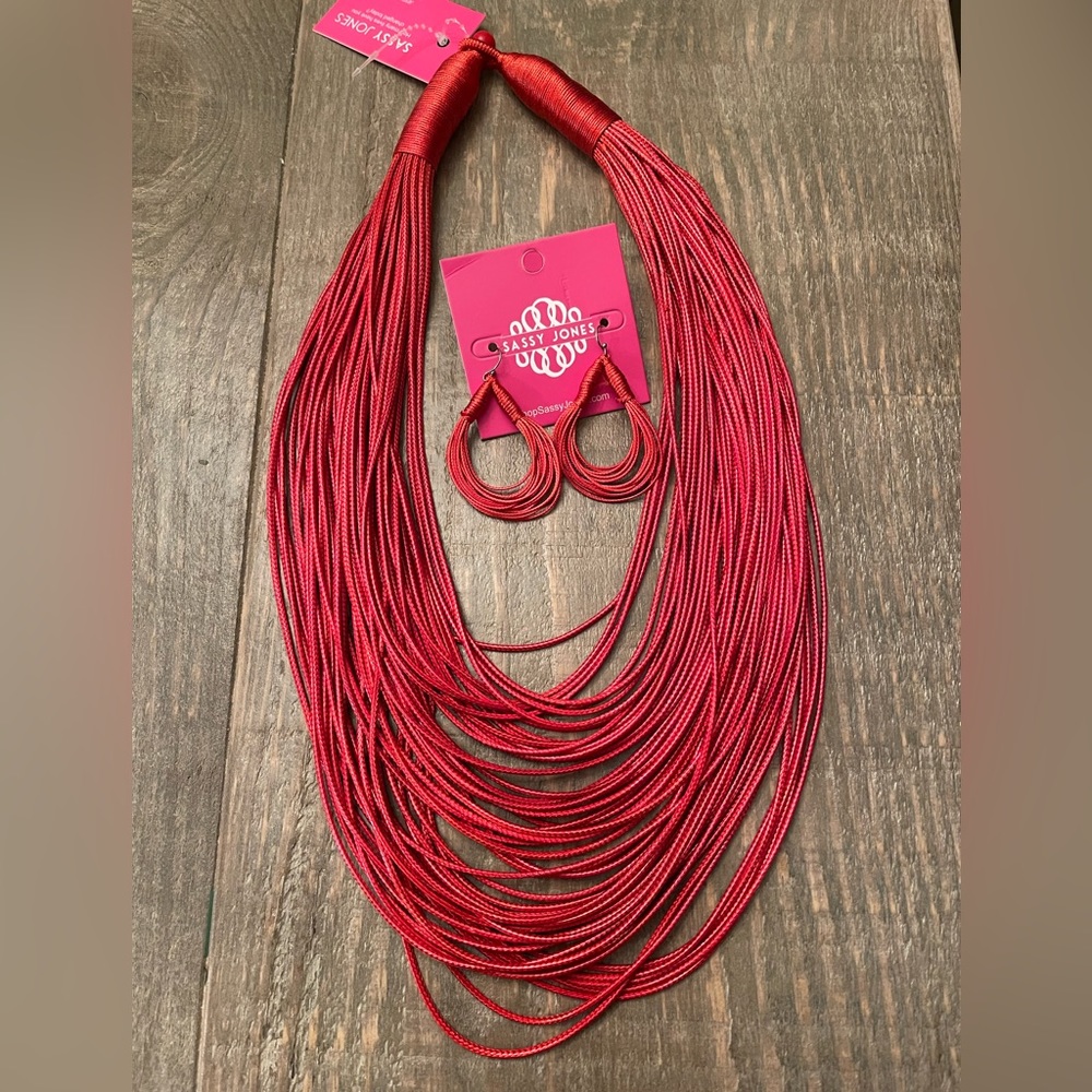 Malika Red 2 Piece Set